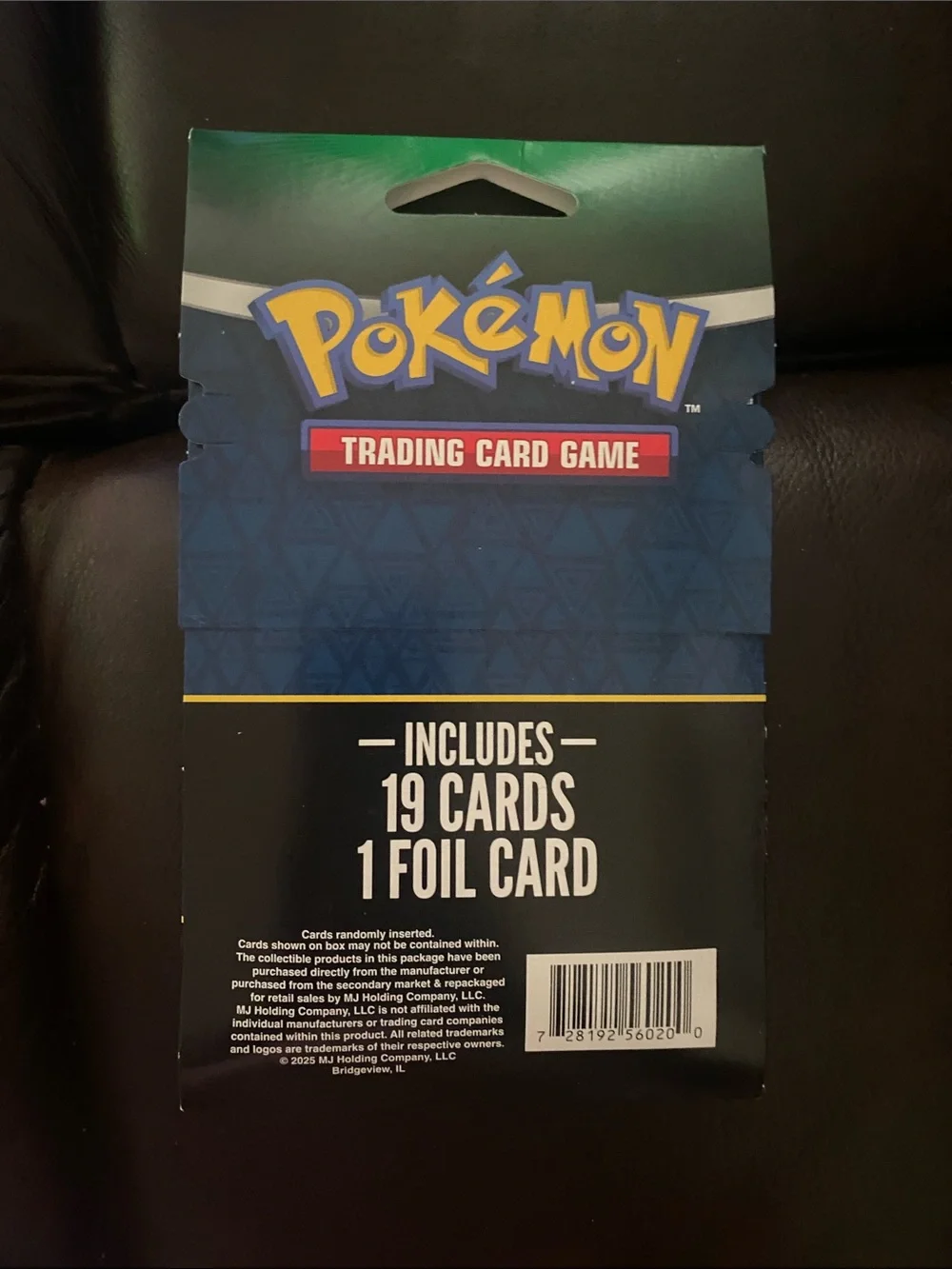 Pokemon Trading Card Game Booster Pack - Green, Blue, Black, Yellow